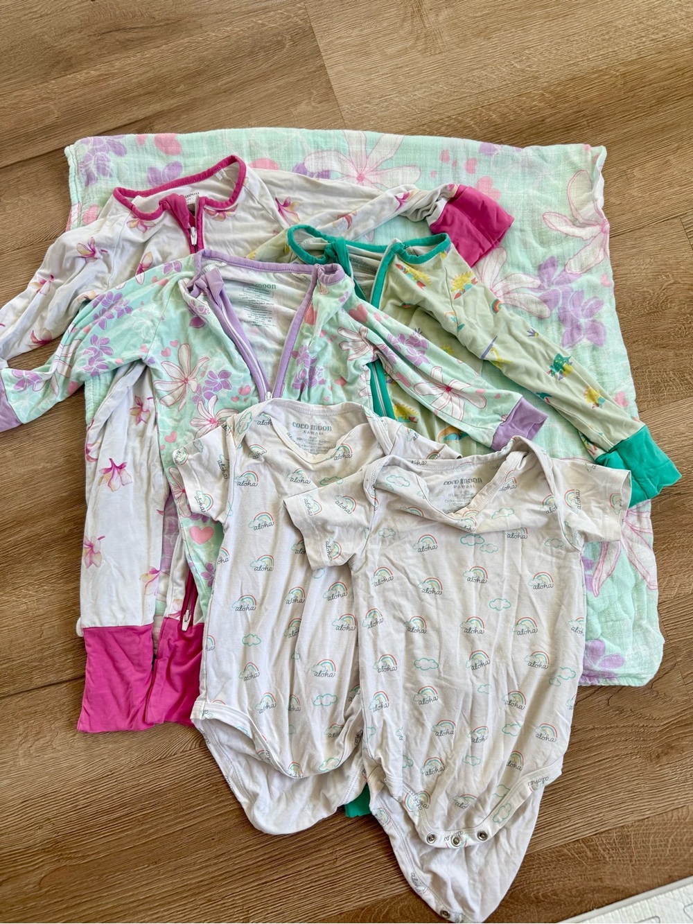 Coco Moon onesie bundle + Swaddle